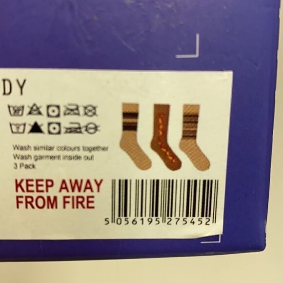 3pr. Hotdog Socks by Hot Candy D13 - Picture 5 of 6